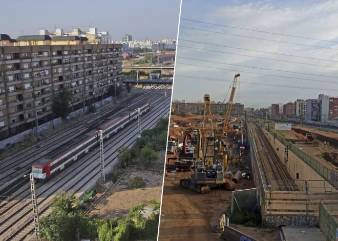 Adif tiene en sus manos el gran «obrón» de Valencia. Ahora también tiene una fuga de gas y vecinos desesperados